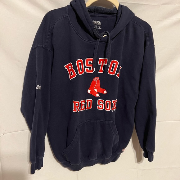 SOLD*** Sz L Boston Red Sox Hoodie Sweatshirt by STITCHES - Picture 2 of 11